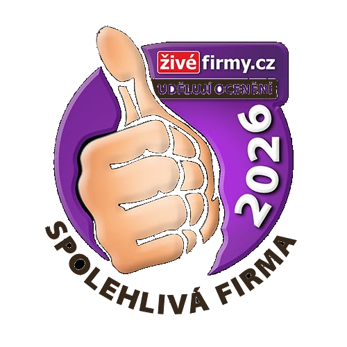 Ocenění Spolehlivá firma 2026 od Živé firmy.cz